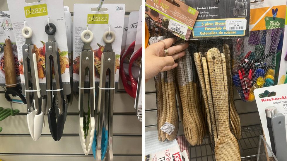 Les articles de cuisine au Winners.