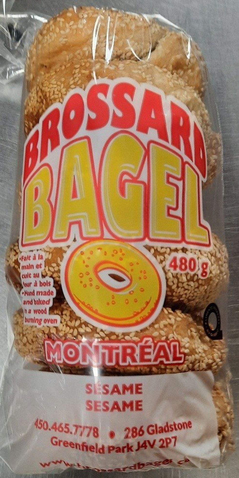 Les bagels de Brossard Bagel inc..