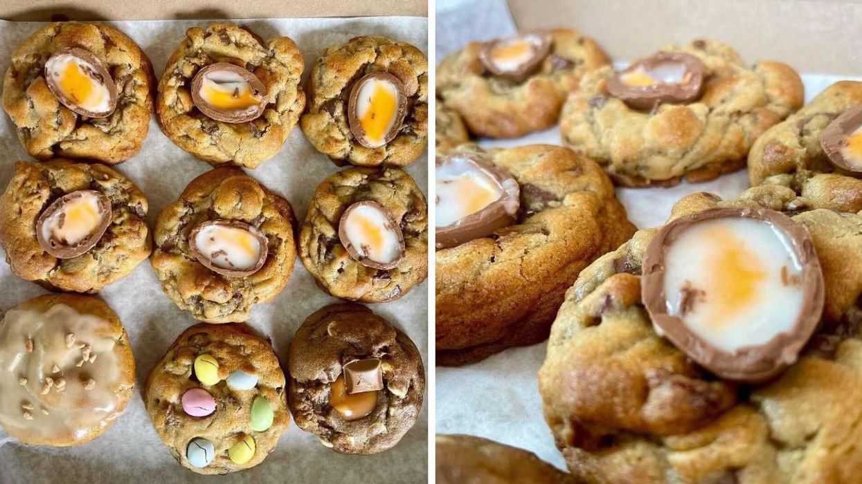 Les biscuits aux Creme Egg du bar à desserts Le Blue à Longueuil.