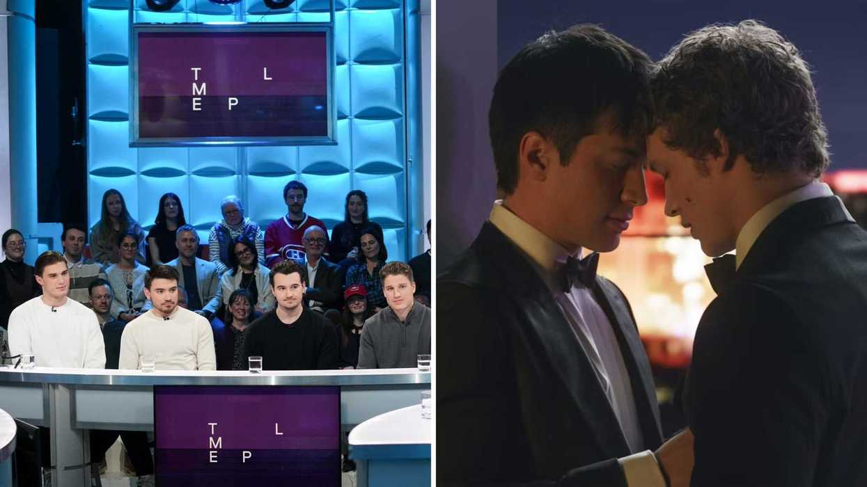 Les Canadiens de Montréal. Droite : Heated Rivalry