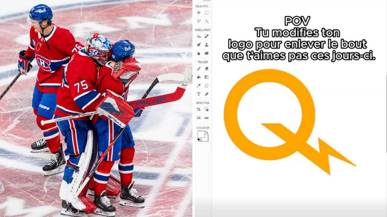 Les Canadiens de Montréal. Droite. une capture d'écran.