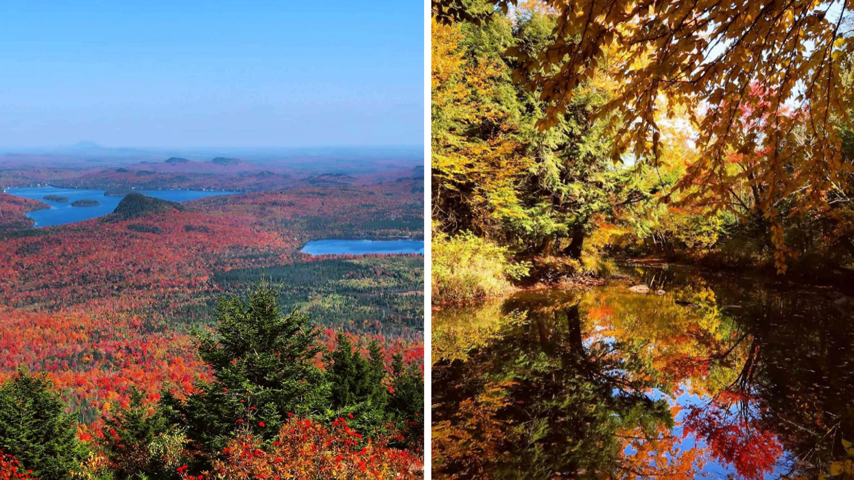 Les couleurs de l'automne au Québec.