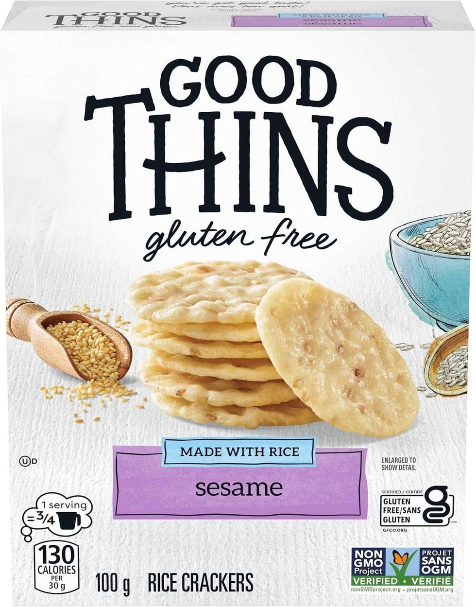 Les craquelins GOOD THINS de Christie sur Amazon.