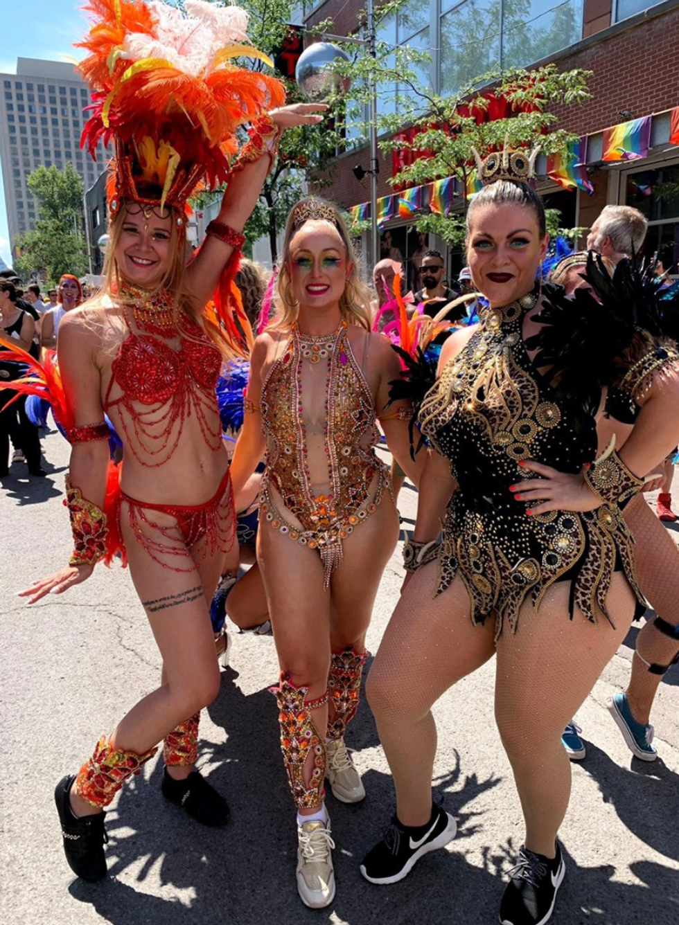 Les danseuses de Samba du Studio Energia.