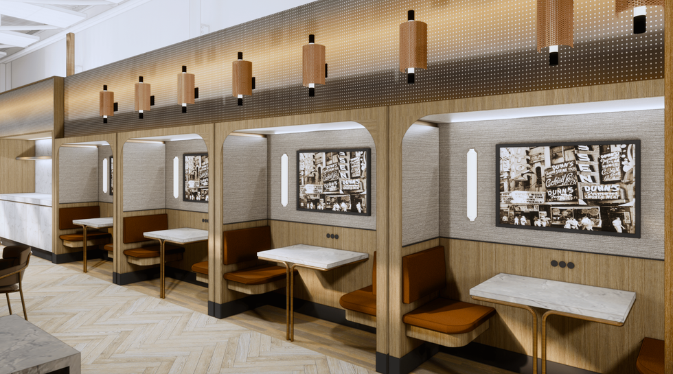 Les espaces priv\u00e9s du salon Aspire AMEX.