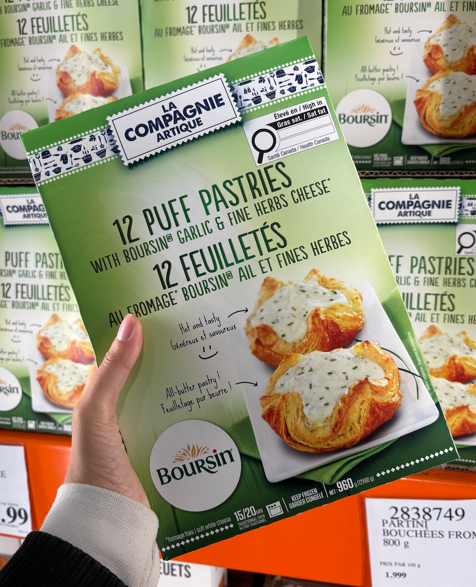Les feuillet\u00e9s au fromage Boursin de La Compagnie Arctique au Costco