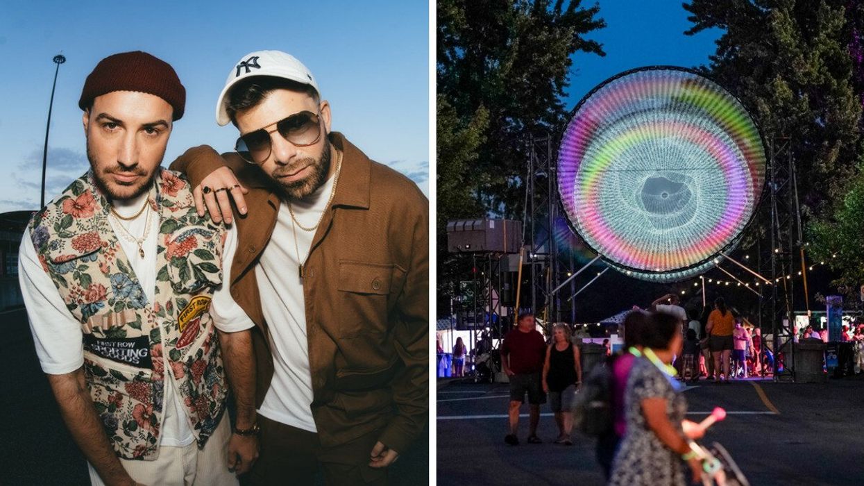 Les Gros Big. Droite : Lumifest Repentigny devient Rose Gazon.