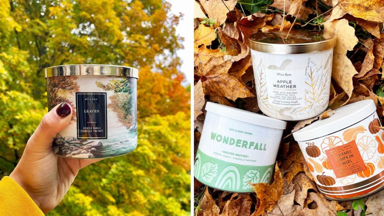 Les grosses chandelles du Bath & Body Works.