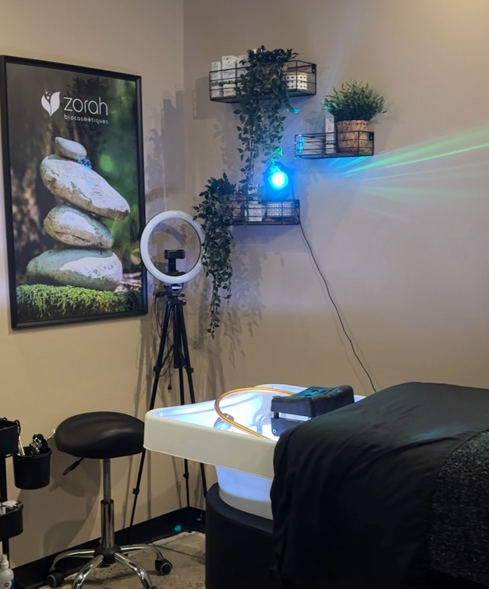 Les installations du Kea Spa Capillaire \u00e0 Laval. 