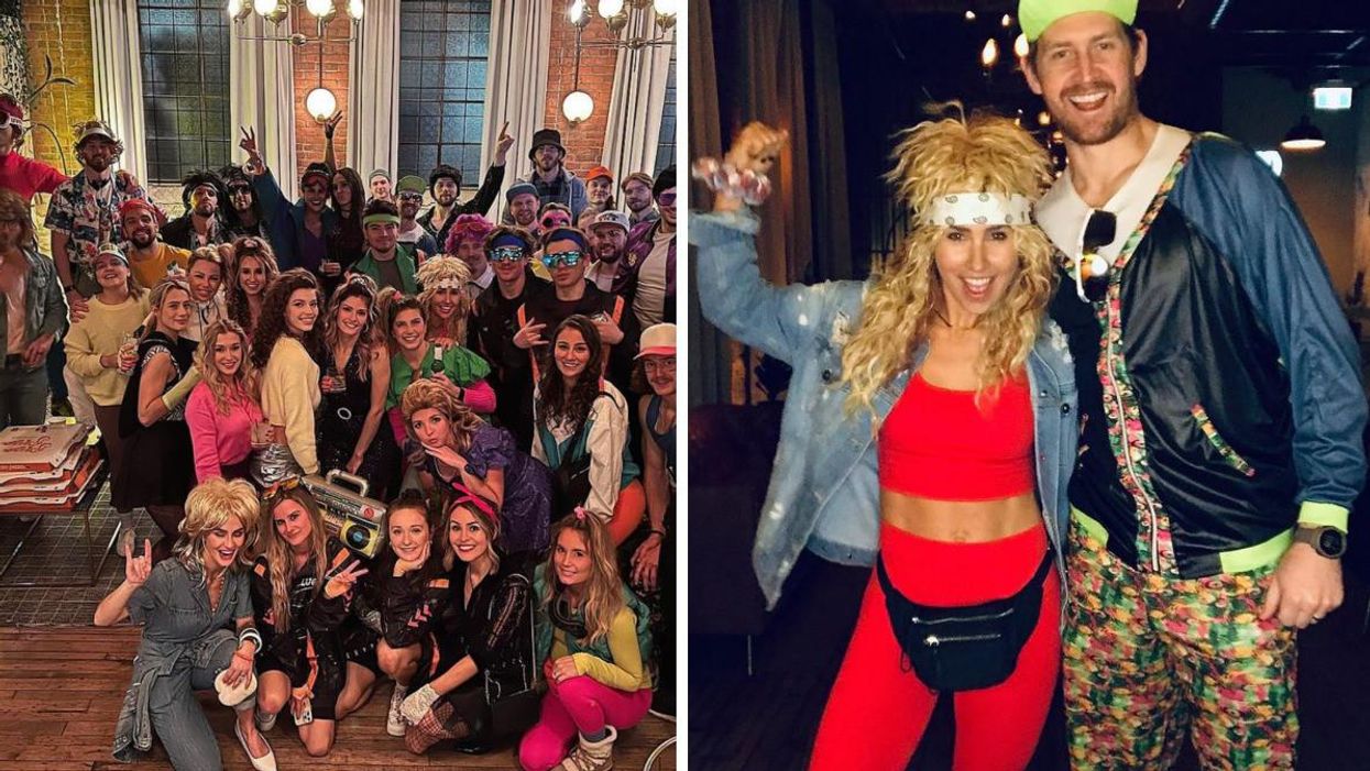 Les joueurs du CH et leurs copines fêtent l'Halloween en retard avec un party '80s(PHOTOS)