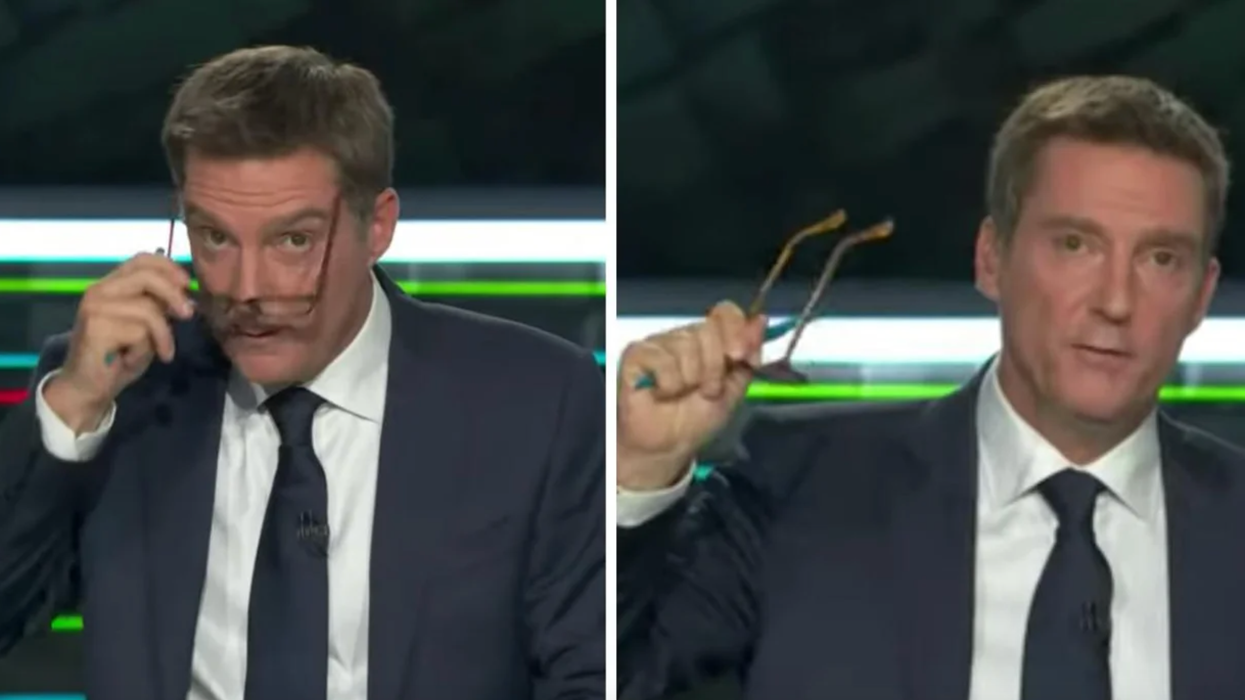 Les lunettes de Patrice Roy au débat des chefs ont leur propre Twitter et c'est HI-LA-RANT
