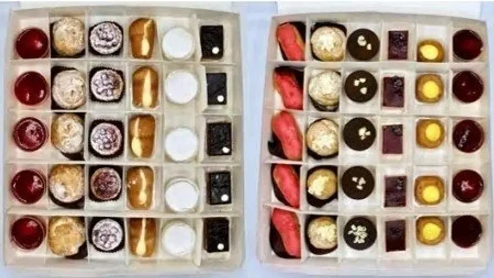 Les mini p\u00e2tisseries.