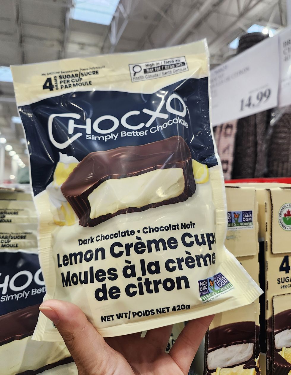 Les moules \u00e0 la cr\u00e8me de citron de la marque Chocxo.