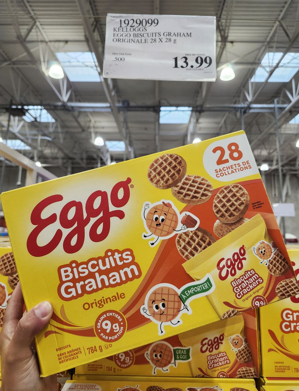 Les nouveaux biscuits Graham Eggo.