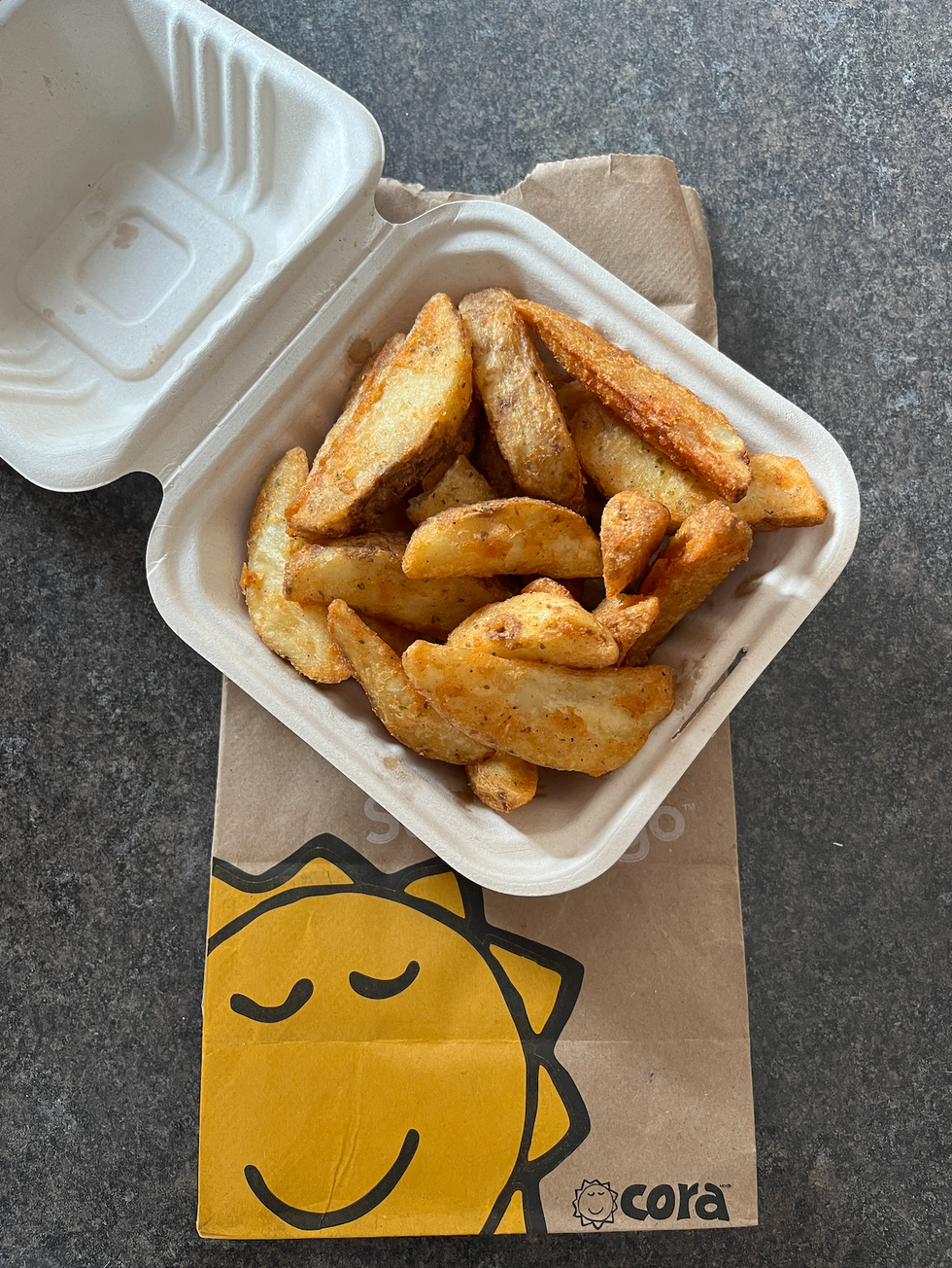 Les patates d\u00e9jeuner au Cora.