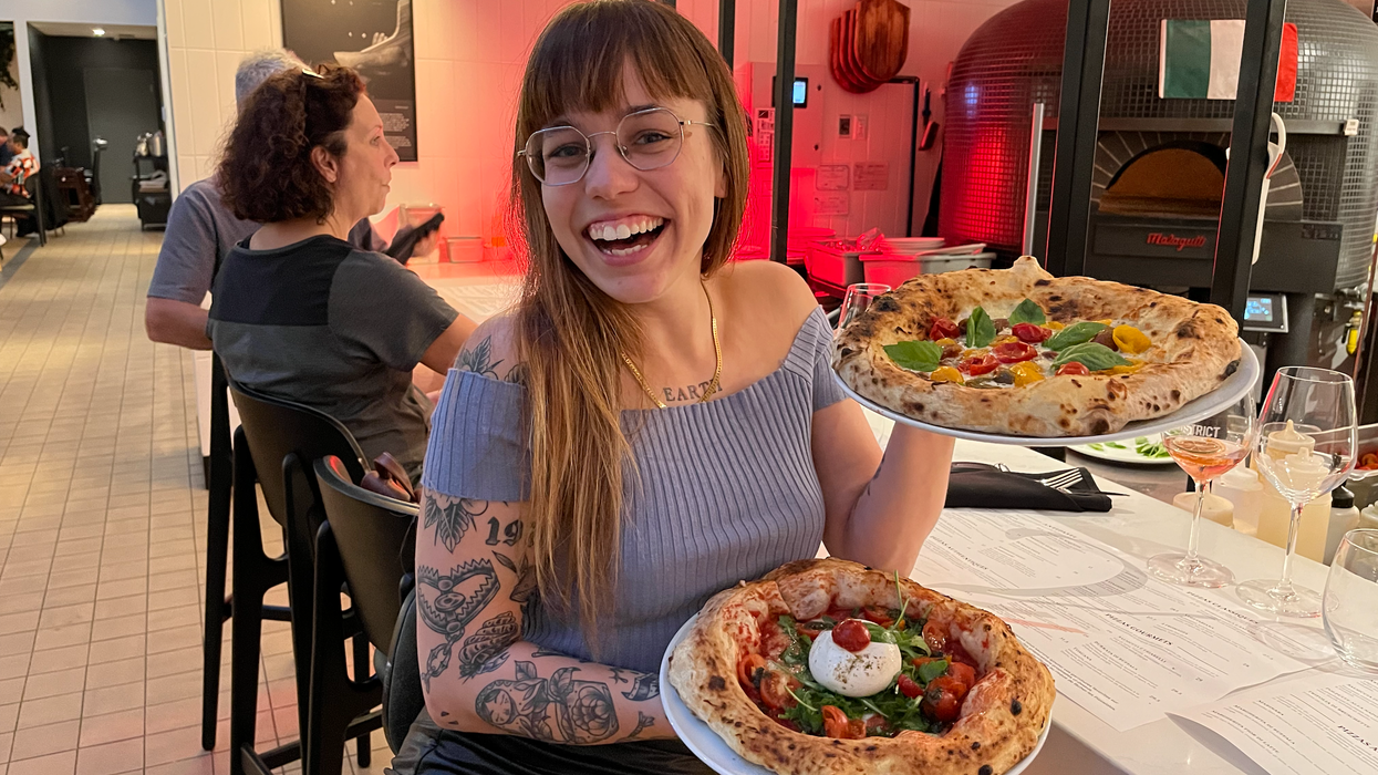 Les pizzas du Pizza Verace à Québec.