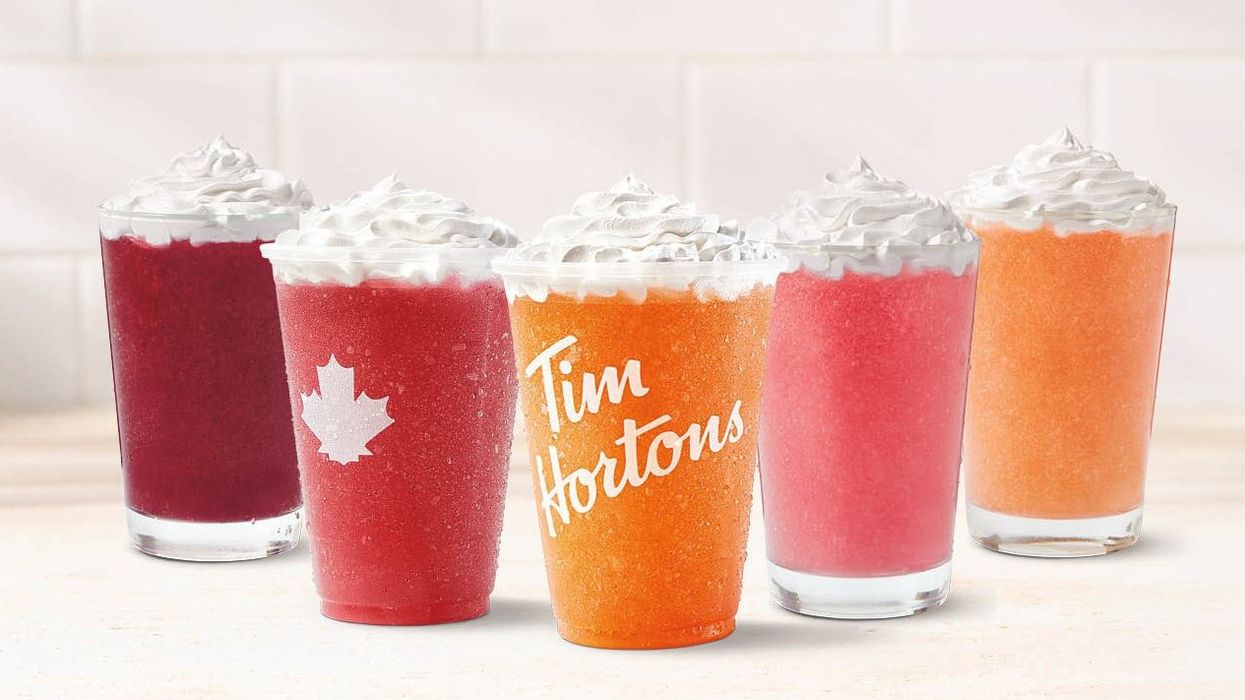 Les RafraîchiTim givrés, offerts en 5 saveurs.