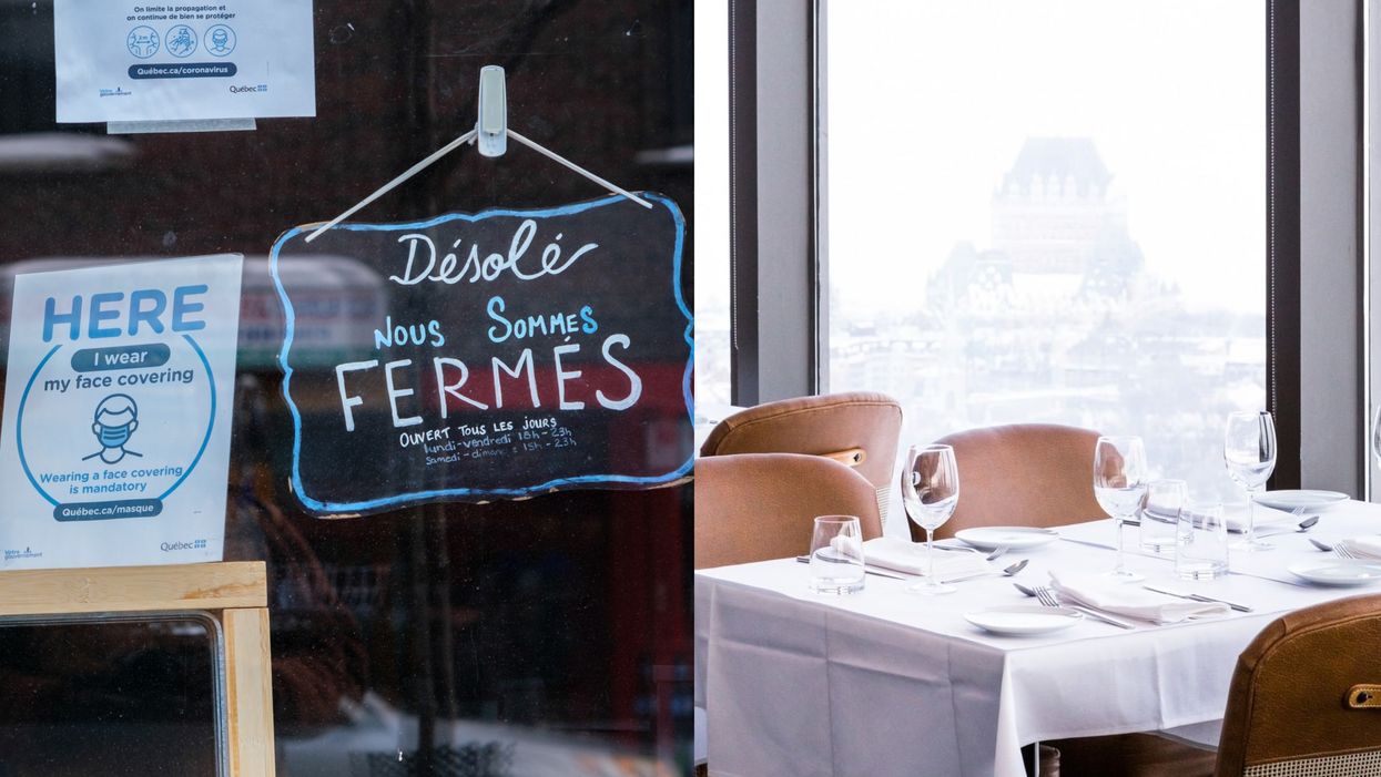 Les restos à Québec en zone orange n'ont pas tous ouvert encore