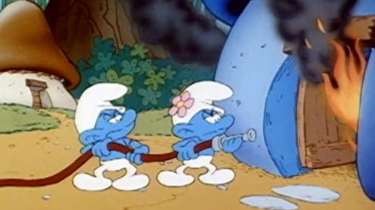 Les Schtroumpfs.