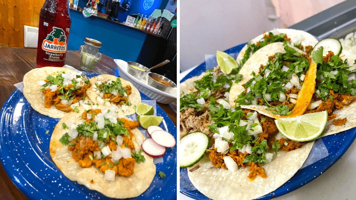 Les tacos du Jalisco Tacos & Drinks. Droite : Les tacos du Jalisco Tacos & Drinks.