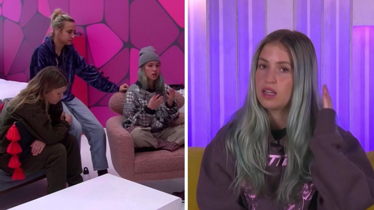Les Trois Mousquetaires à Big Brother Célébrités. Droite : Claudia Bouvette de Big Brother Célébrités.