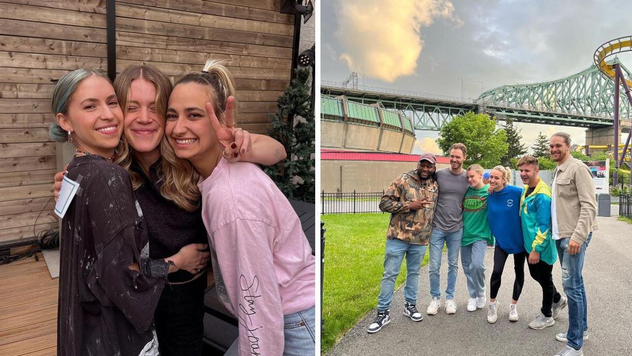 Les Trois Mousquetaires de Big Brother Célébrités. Droite : Candidats de Big Brother Célébrités saison 2.
