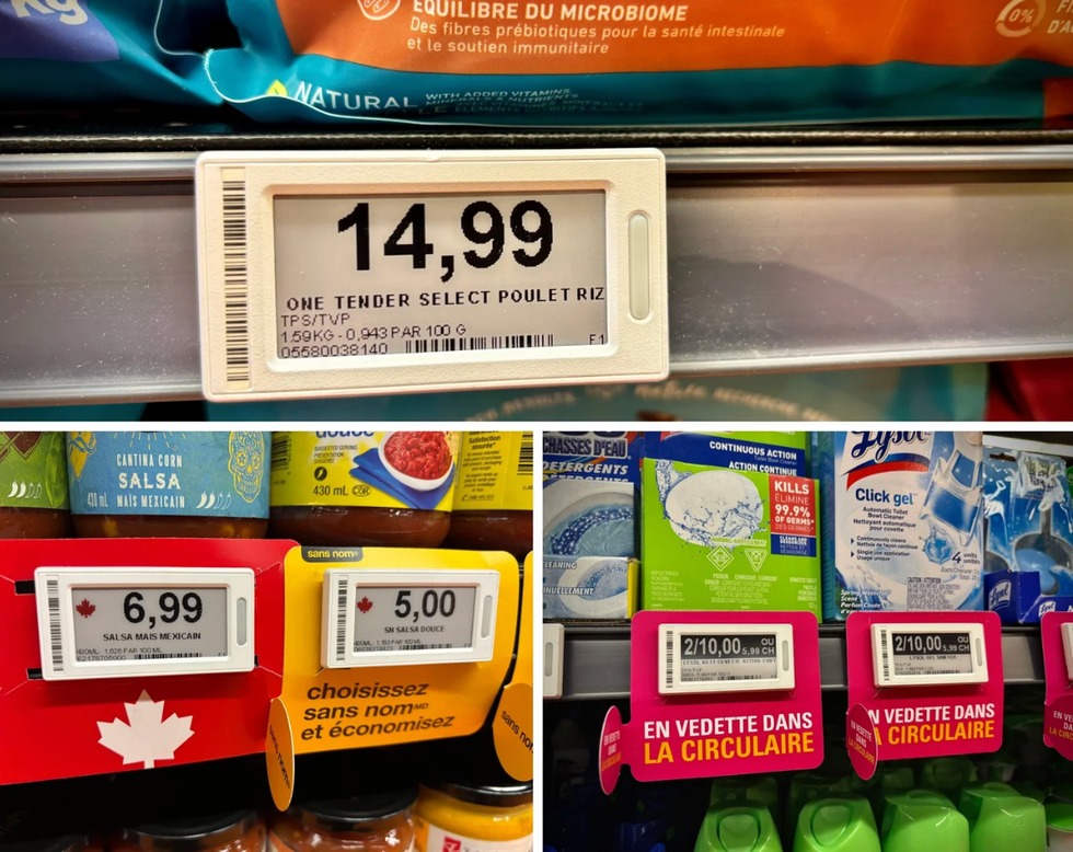 Les \u00e9tiquettes chez Provigo.