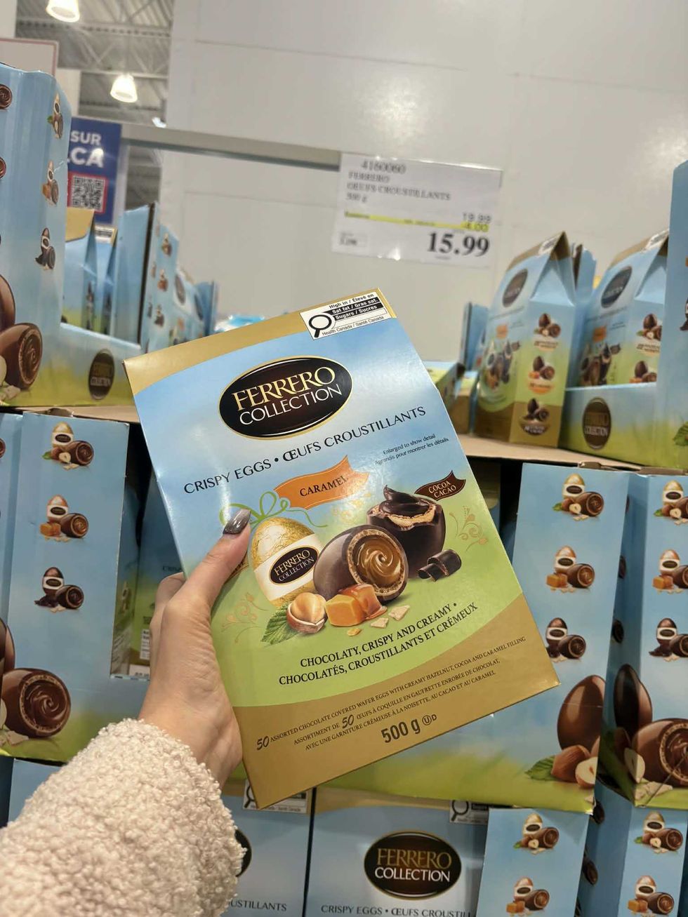 Les \u0153ufs croustillants Ferrero Collection au Costco.