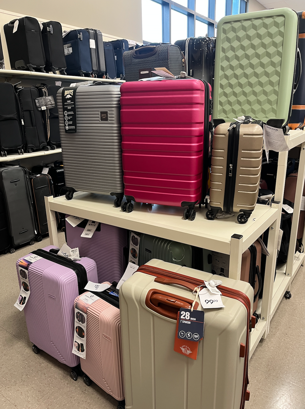 Les valises du Winners.