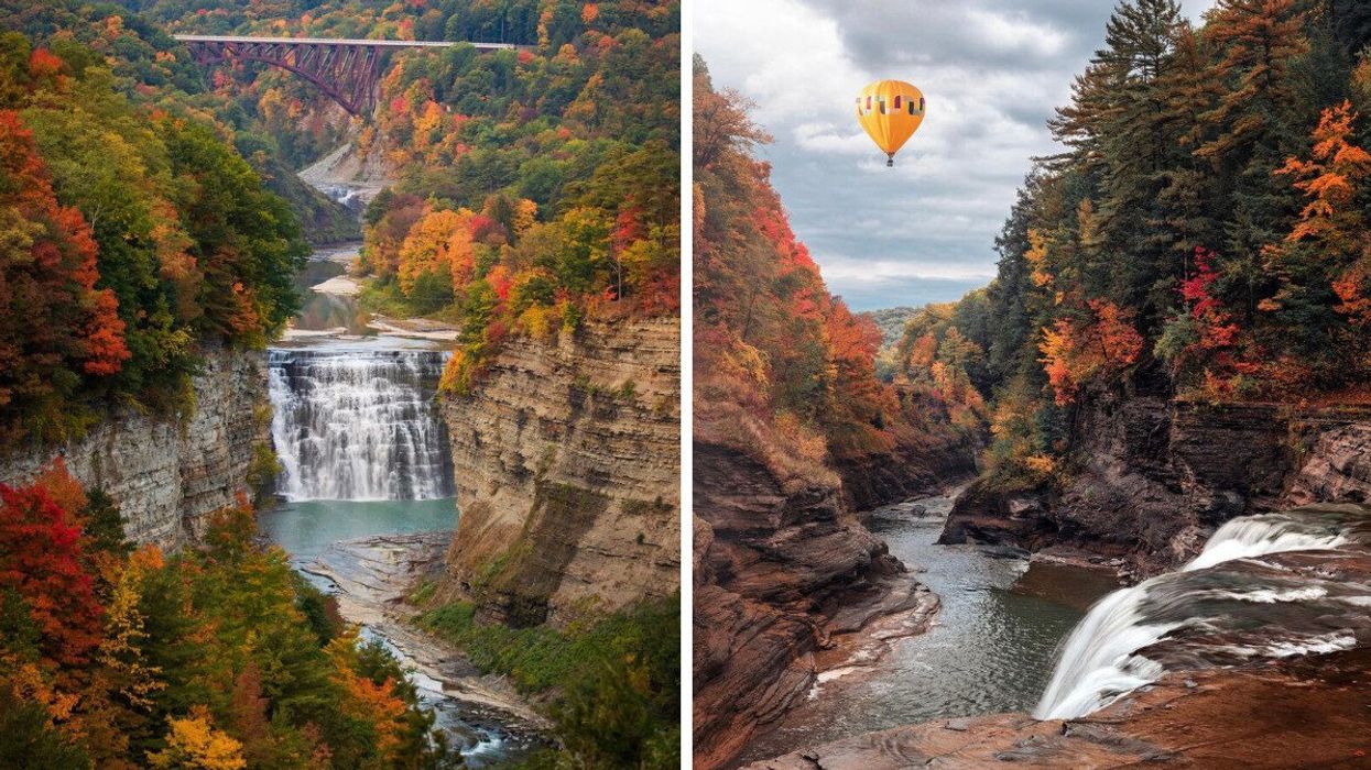 Letchworth State Park in New York State.