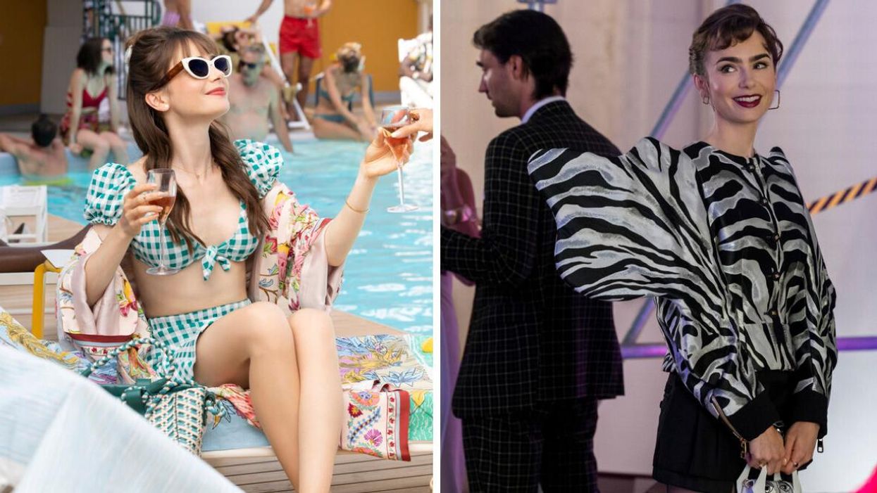 Lily Collins in the Netflix show "Emily in Paris."