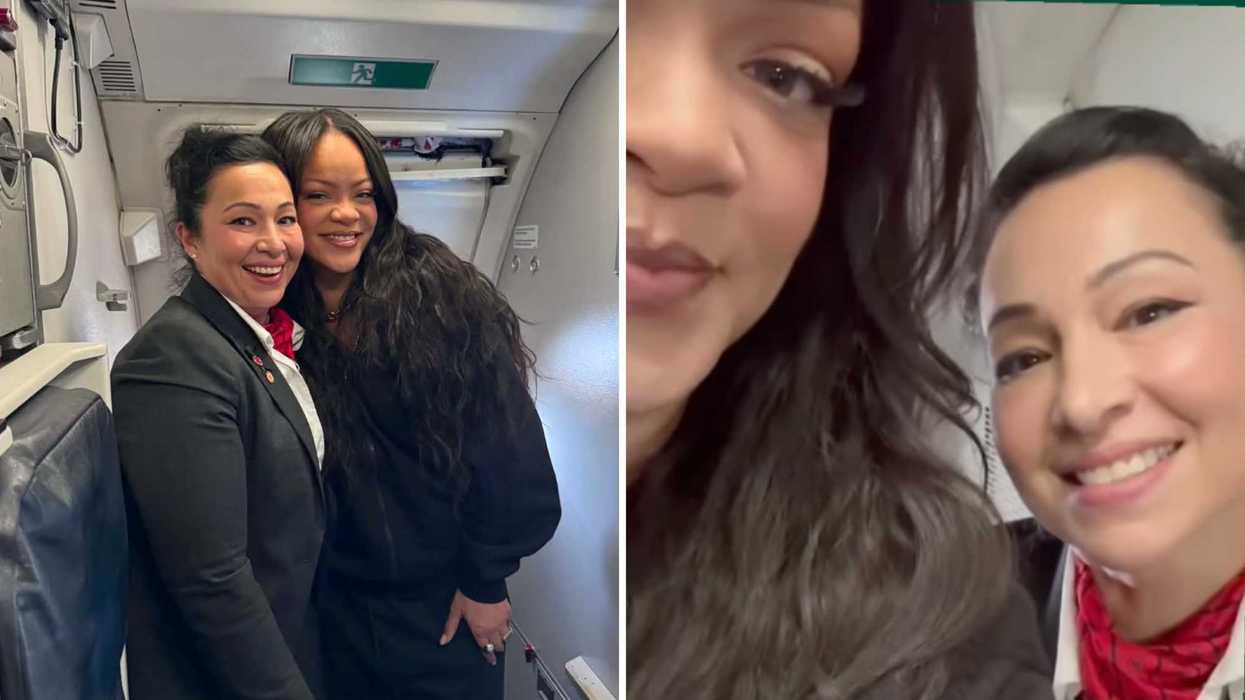 Lily Kahnerahtiio Dailleboust et Rihanna. Droit : Lily Kahnerahtiio Dailleboust et Rihanna