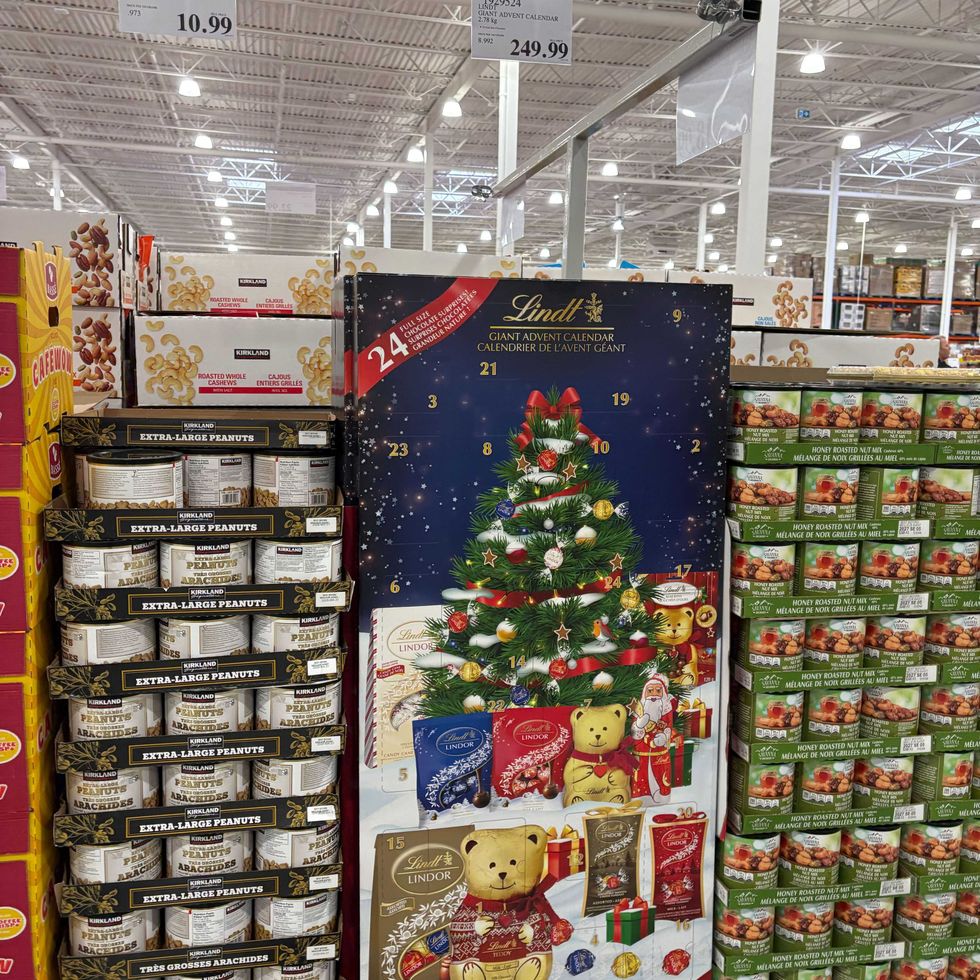 lindt giant advent calendar at costco business centre