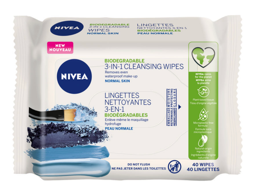 Lingettes d\u00e9maquillantes Nivea.