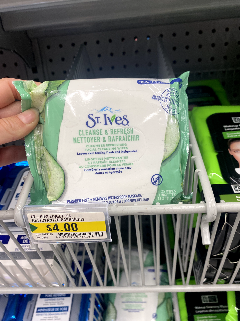 Lingettes nettoyantes.