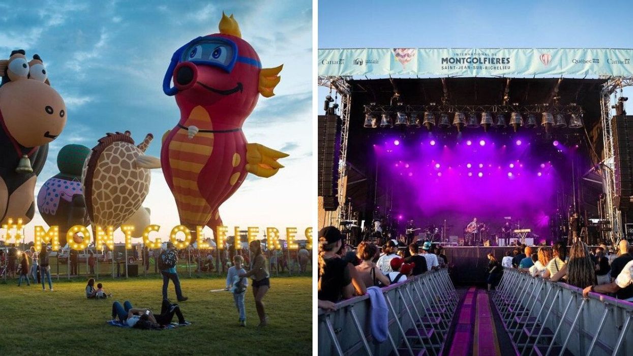 L’International de montgolfières de Saint-Jean-sur-Richelieu.