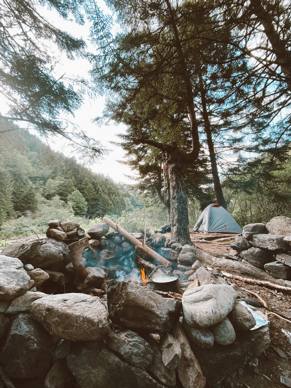 Little Salmon River campsite.