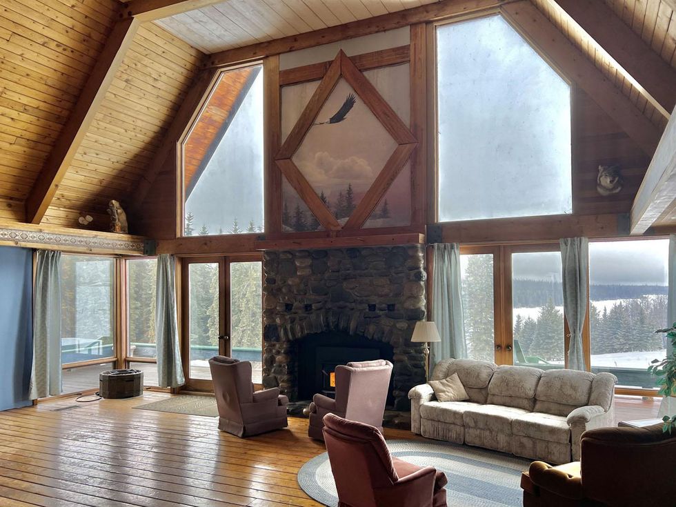 Living room area of the home.