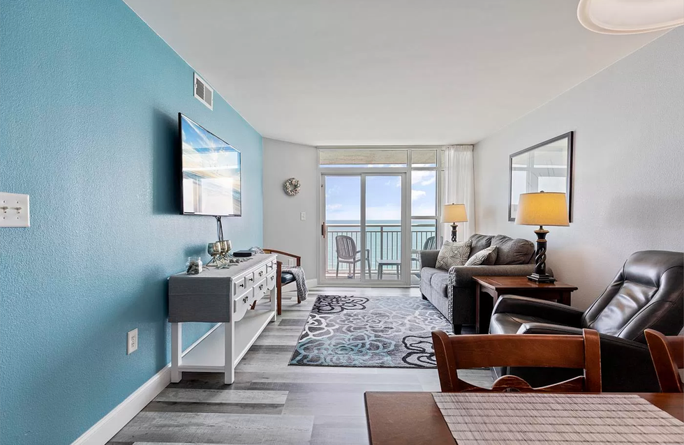 This 399K Myrtle Beach Condo For Sale Has Ocean Views & An Indoor
