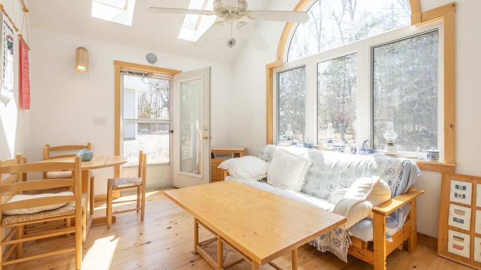 Living space in one of the outbuildings on the property.