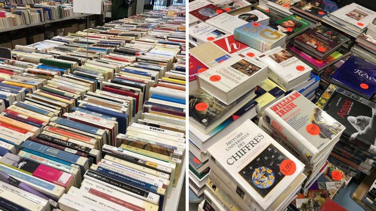 Livres en solde à Montréal.