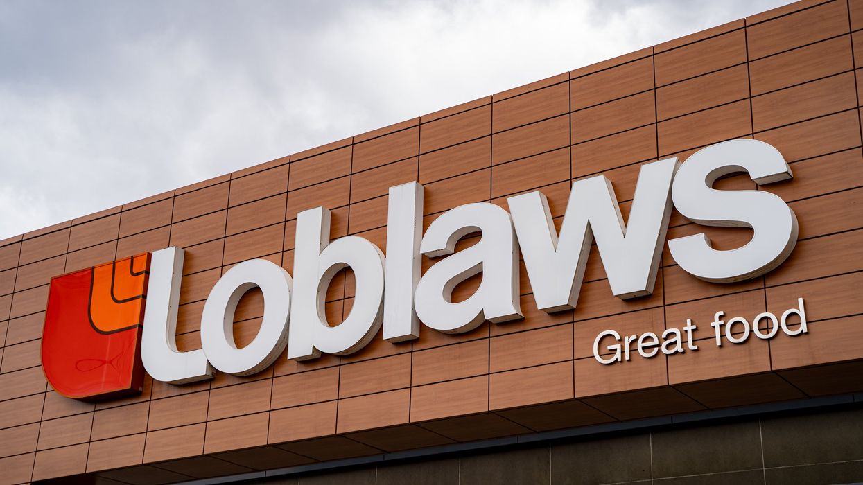 Loblaws grocery store sign.