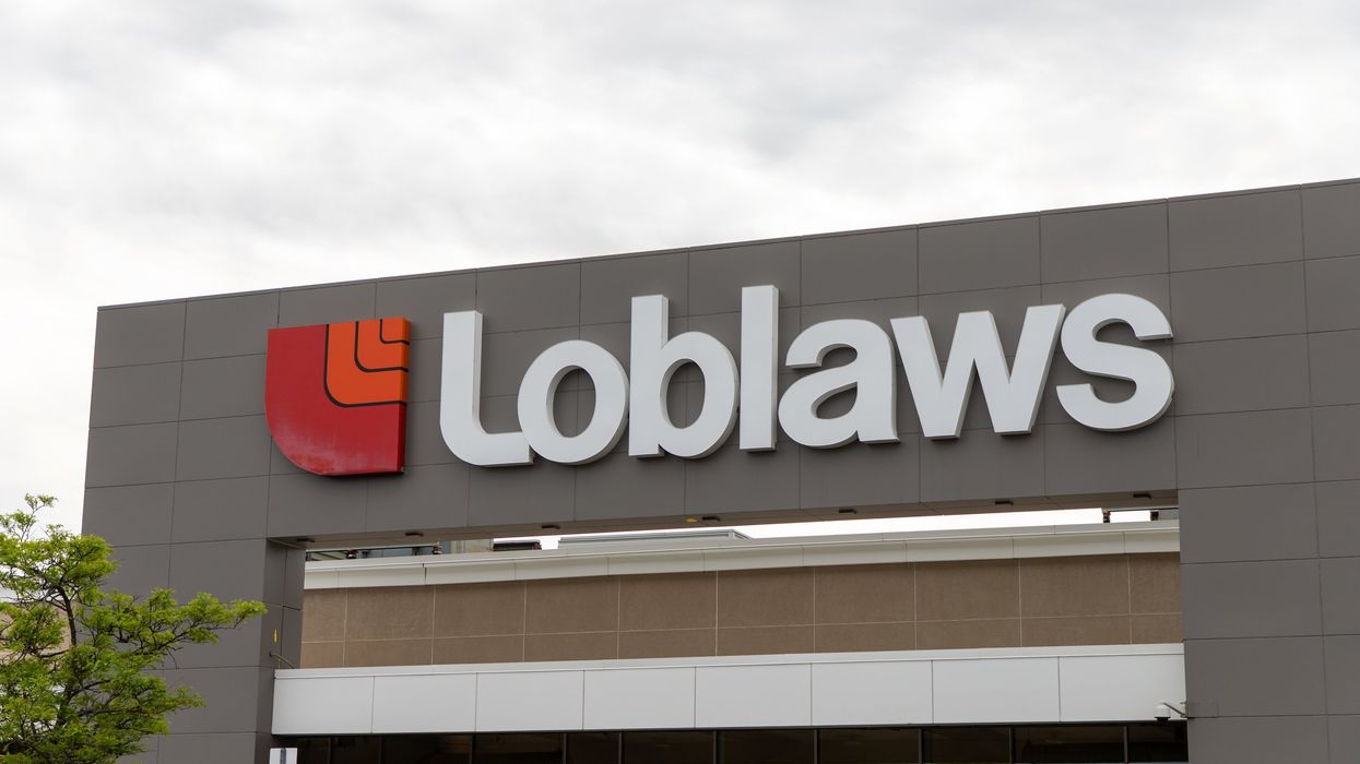 Loblaws store sign (illustrative).