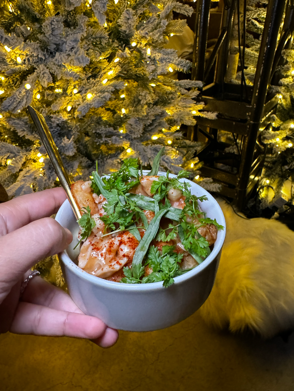 Lobster poutine at the Park Hyatt.