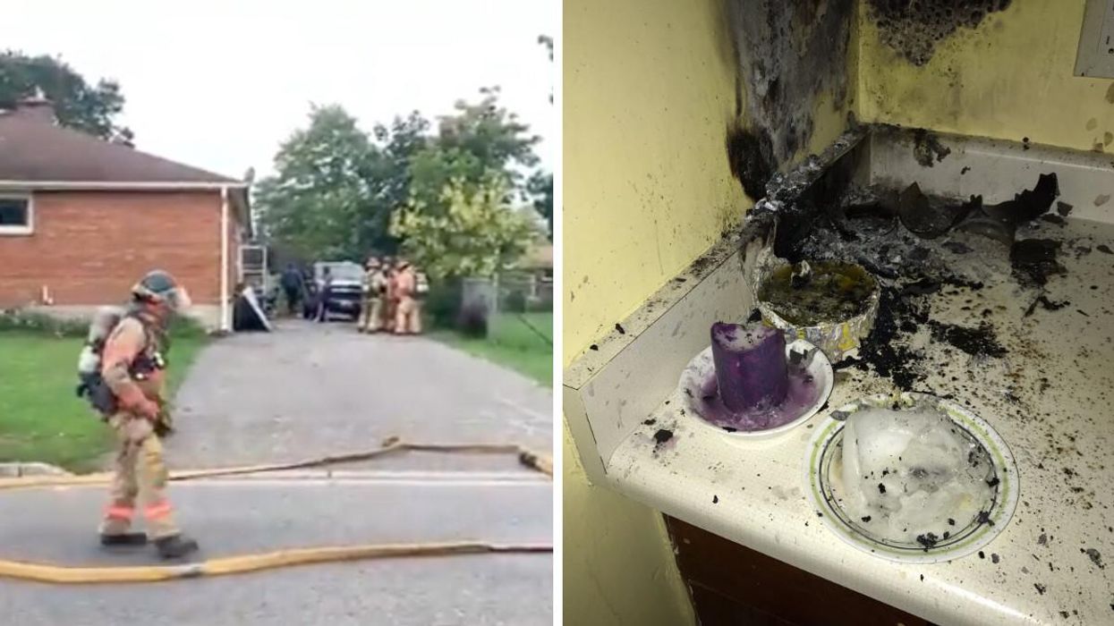 London Fire Crew Shows Scary Photo Of What Could Happen If You Aren't Careful With Candles