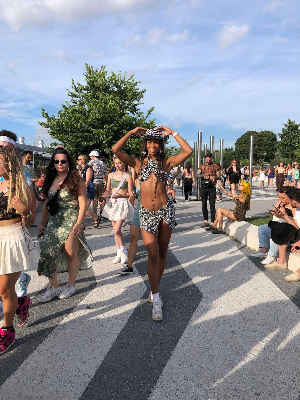 Look de festival \u00e0 Osheaga.