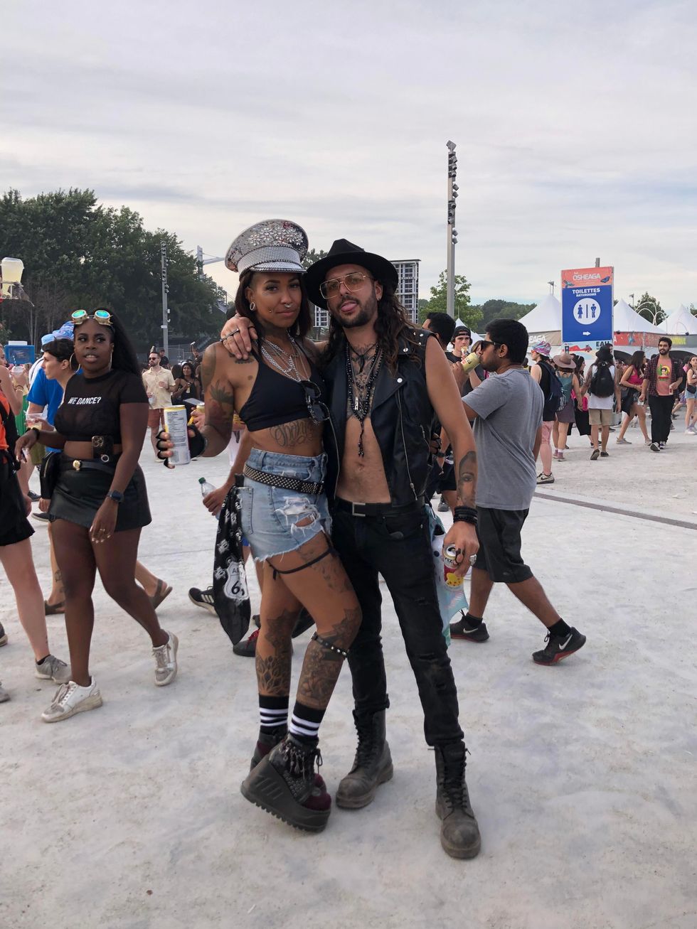 Look de festival \u00e0 Osheaga.