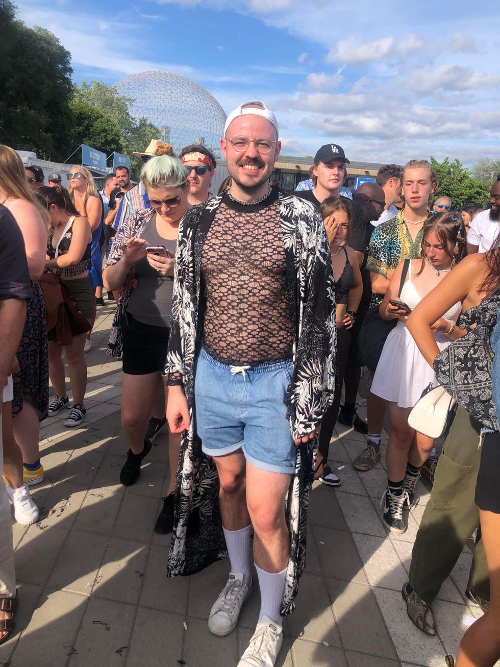 Look de festival \u00e0 Osheaga.