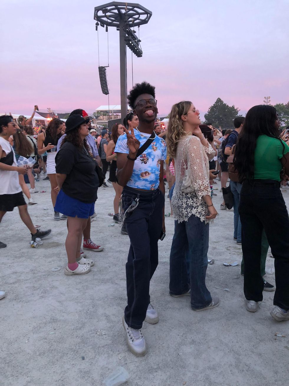 Look de festival \u00e0 Osheaga.