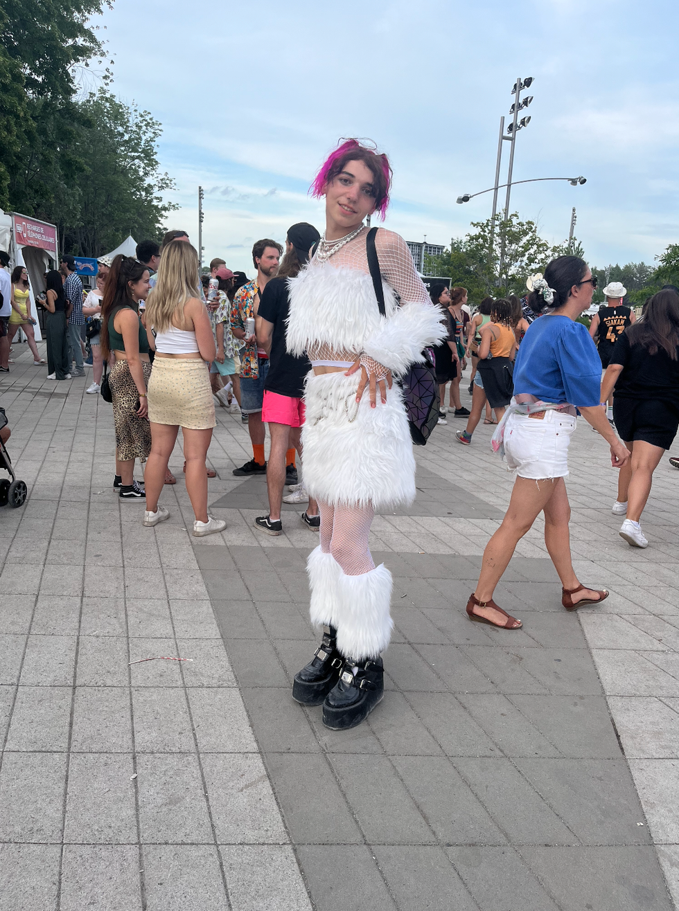 Look de festival \u00e0 Osheaga.